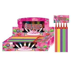 COLOR SMOKELESS PARTY CANDLE